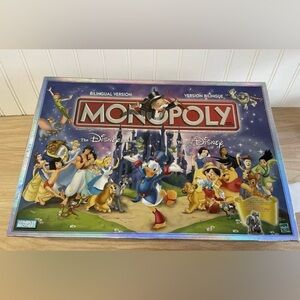 Disney Monopoly Bilingual Board Game